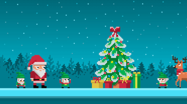 Cute:48fyo-Ndsp4= Christmas Pixel Art