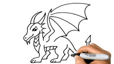 Simple:723wst7m6xg= Easy Dragon Drawing